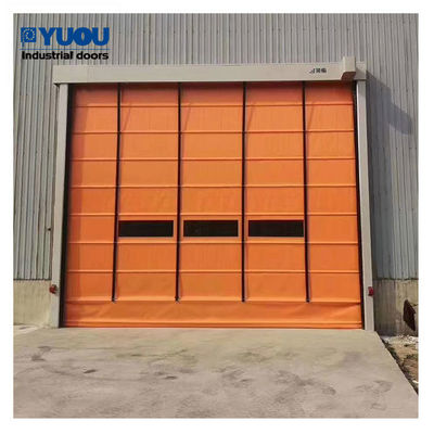 Airbag Sensor PVC High Speed Roller Shutter Door Fabric 8m Height 0.6m/s Opening speed