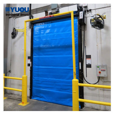 Cold Room 15ft Height High Speed Roller Shutter Door Refrigeration 1.2m/S Anti Collision