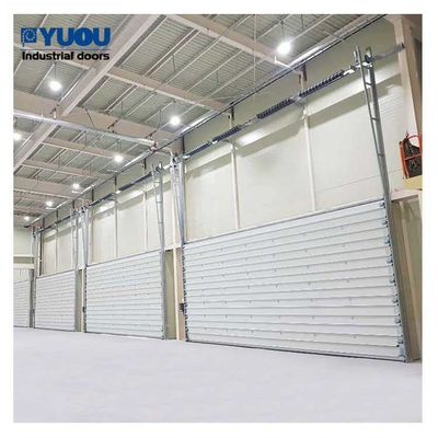 Industrial Sectional Overhead Door Thermal Insulation 75mm 100mm thickness