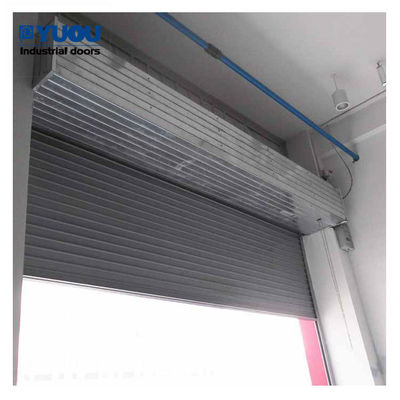 10m height Fire Rated Roller Shutter Door Coiling Electric 380V CCC Certificated