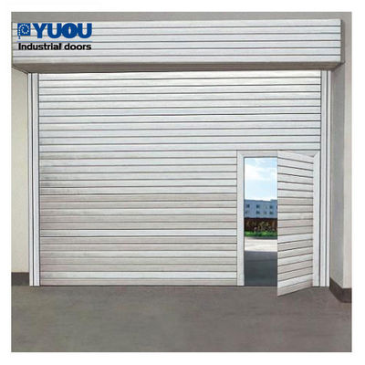Commercial Fire Rated Roller Shutter Door Galvanized Steel 1.5KW 8m Side Sliding