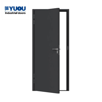 NFPA 252 Residential Fire Rated Steel Door 50mm Leaf RAL Color With Smart Lock