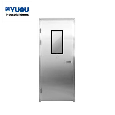 Entry Stainless Steel Fire Rated Door Door Leaf Thickness 50mm With Hinges