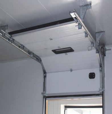 Automatic Insulated Sectional Overhead Doors Sliding Garage Metal Customized 380V