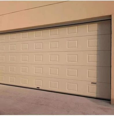 40mm Thickness Automatic Sectional Garage Door Overhead 11.8m Finger Protection