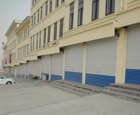 Commercial Security Steel Roll Up Doors 230V Fast opening PLC system