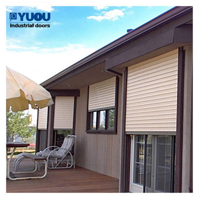 Automatic Steel Roll Up Window Shutters Residential Security Insectproof RAL color