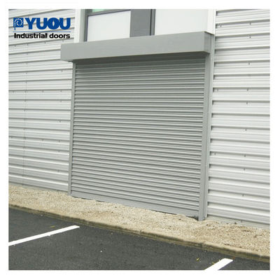 0.8mm Galvanized Fire Rated Roller Shutter Door Steel Finished CCC Certificated