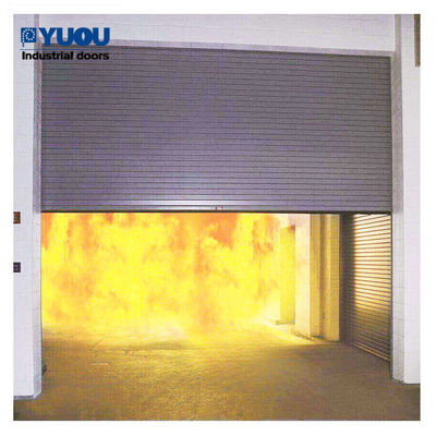 0.8mm Galvanized Fire Rated Roller Shutter Door Steel Finished CCC Certificated