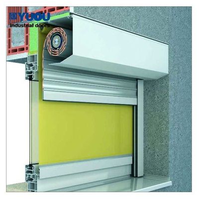 Hurricane Rated Modern Roller Shutter Windows Aluminum Alloy 3m Height Customized Color