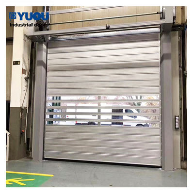 Automatic Industrial Roller Shutter Doors 6m Customized Rapid Garage Doors