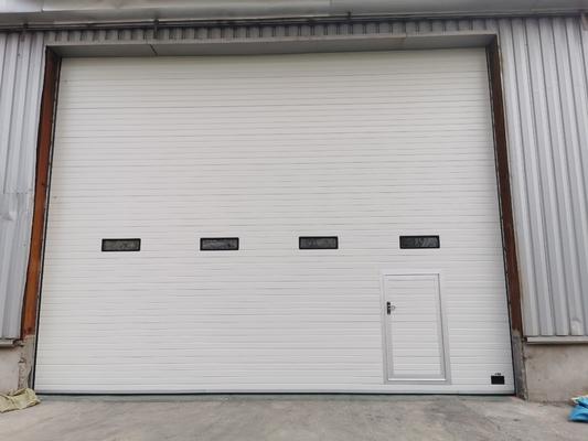 Iso9001 Warehouse Sectional Overhead Door Vertical Lift Commercial Industrial