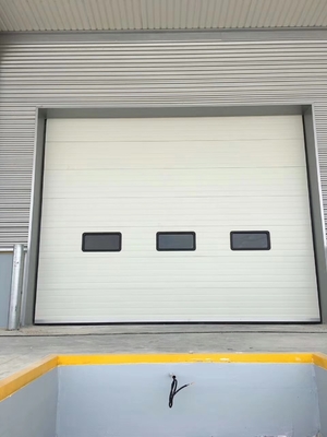 High Speed Automatic Industry Overhead Sectional Roller Door For Warehouse