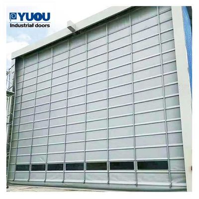 Airbag Sensor PVC High Speed Roller Shutter Door Fabric 8m Height 0.6m/s Opening speed