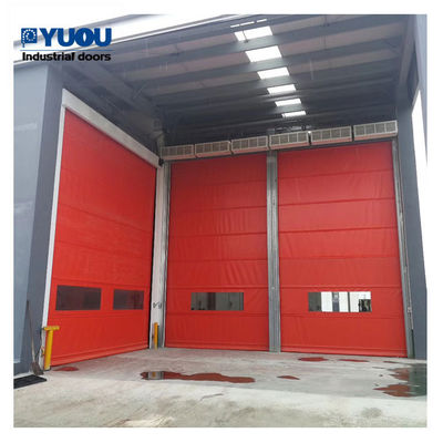 13m Height Exterior High Speed Roller Shutter Door Fabric Soft Curtain Windproof