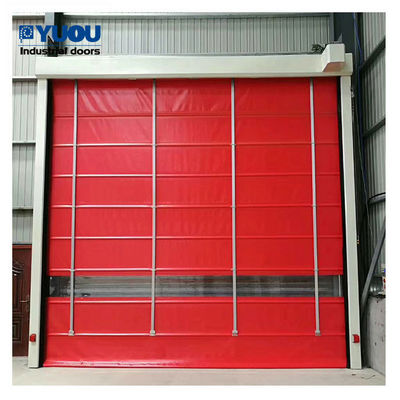13m Height Exterior High Speed Roller Shutter Door Fabric Soft Curtain Windproof