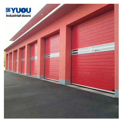 8*8m Aluminum Electric Roller Shutter Doors White RAL 9010 Class 12 Wind Resistent