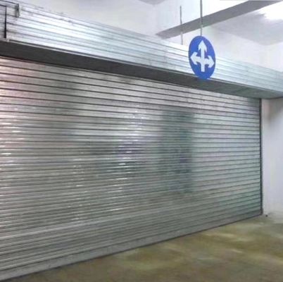 Industrial Electric Fire Rated Roller Shutter Door Customized 0.8mm 1.0mm slat