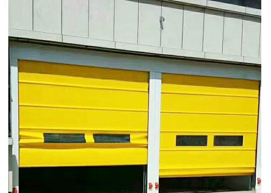 Belt Stacking Fast High Speed Roller Shutter Door 10m Height Automatic 1.50kw Motor