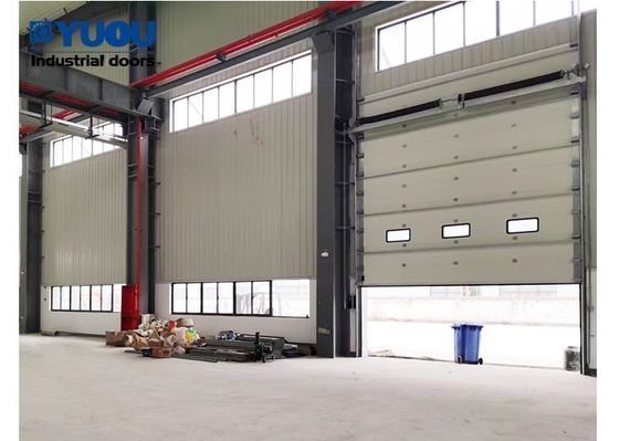 Premium Steel Sectional Overhead Door Insulated Eco Friendly PU 500mm Panel
