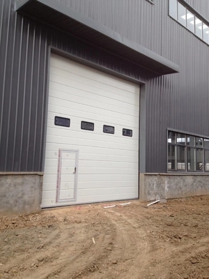 Iso9001 Warehouse Sectional Overhead Door Vertical Lift Commercial Industrial
