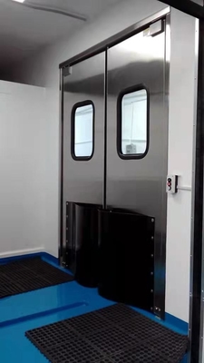 Anti Collision Free Stainless Steel Food Industry Central Kitchen Swing Traffic Door