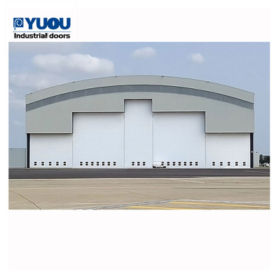 PVC Fabric Aircraft Hangar Door Industrial Large Size