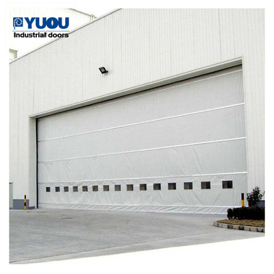 PVC Fabric Aircraft Hangar Door Industrial Large Size